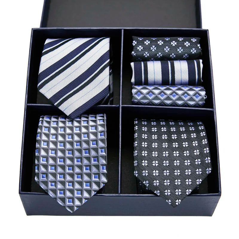 The VanGise Signature: Premium Silk Paisley Tie & Hanky Set