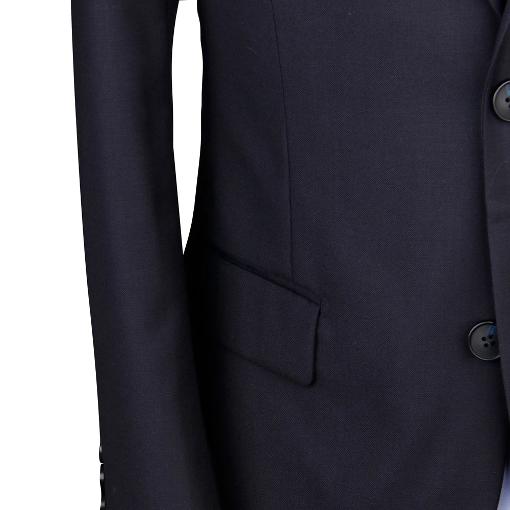 The Midnight Sovereign: Luxury Super 120 Tailor-Made Suit
