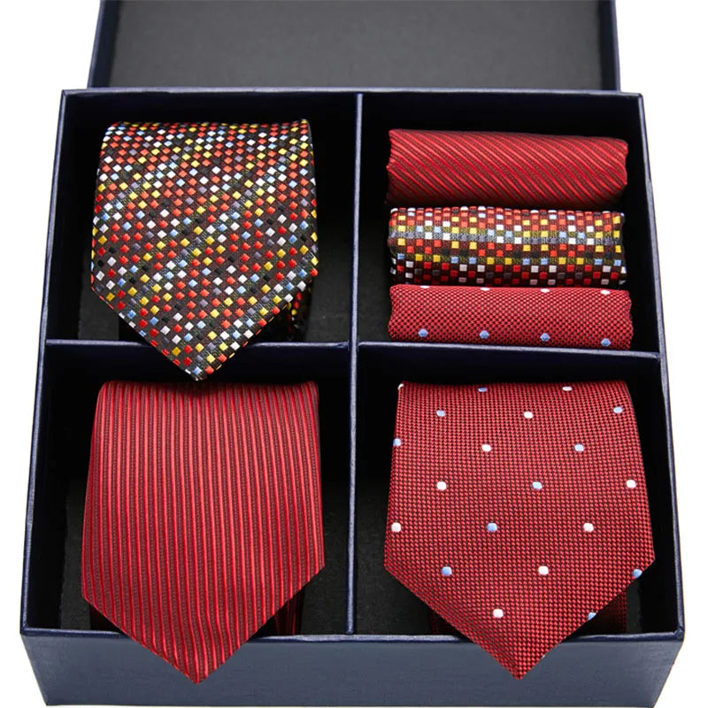 The VanGise Signature: Premium Silk Paisley Tie & Hanky Set