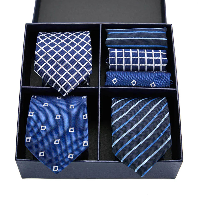 The VanGise Signature: Premium Silk Paisley Tie & Hanky Set