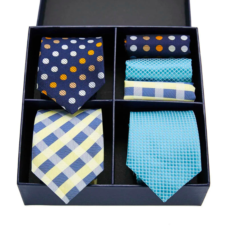 The VanGise Signature: Premium Silk Paisley Tie & Hanky Set