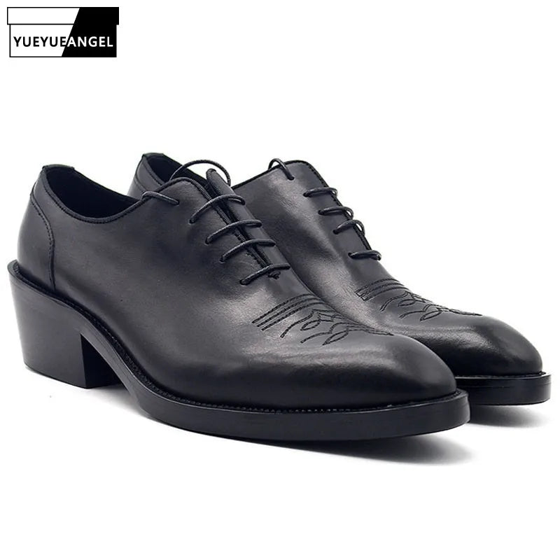The Sterling Rise: Luxury Genuine Leather Derby