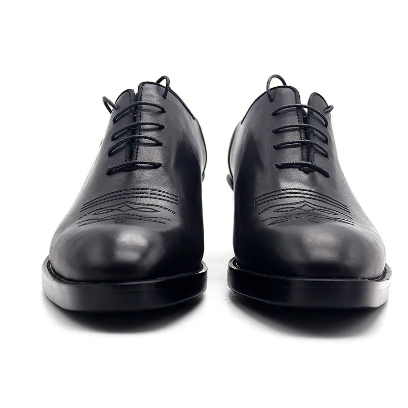 The Sterling Rise: Luxury Genuine Leather Derby