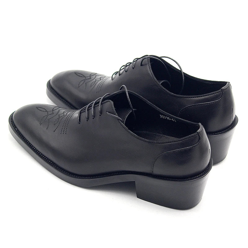 The Sterling Rise: Luxury Genuine Leather Derby