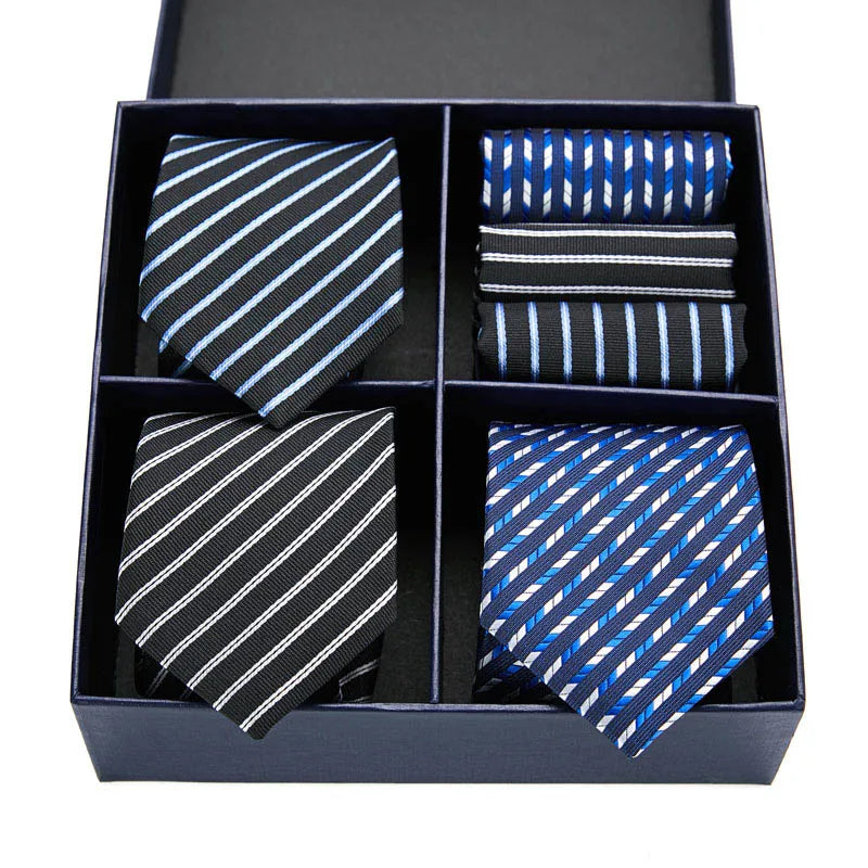 The VanGise Signature: Premium Silk Paisley Tie & Hanky Set