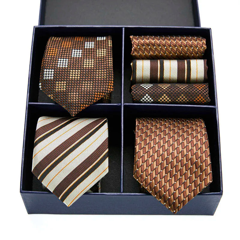 The VanGise Signature: Premium Silk Paisley Tie & Hanky Set