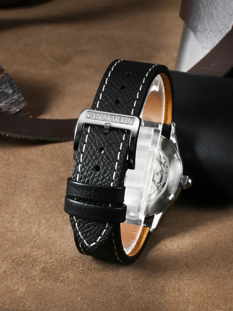 The Heritage Pavé: San Martin 37mm Dress Watch