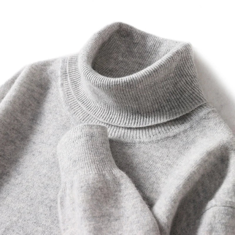 The Essential Zenith: 100% Pure Wool Turtleneck