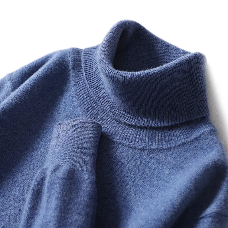 The Essential Zenith: 100% Pure Wool Turtleneck