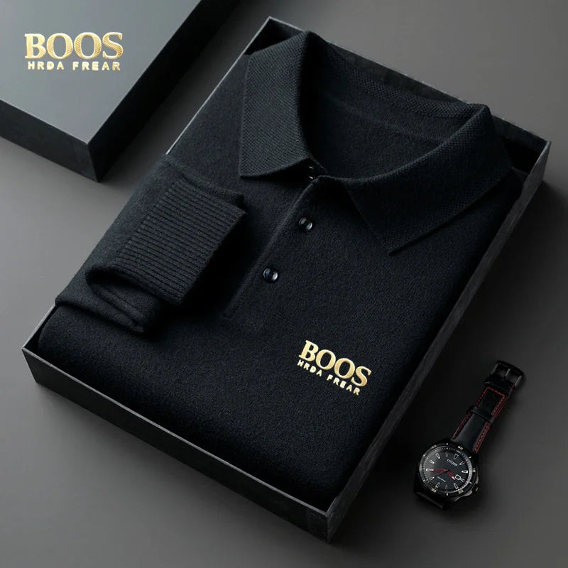 The Heritage Wool: Autumn Knitted Polo