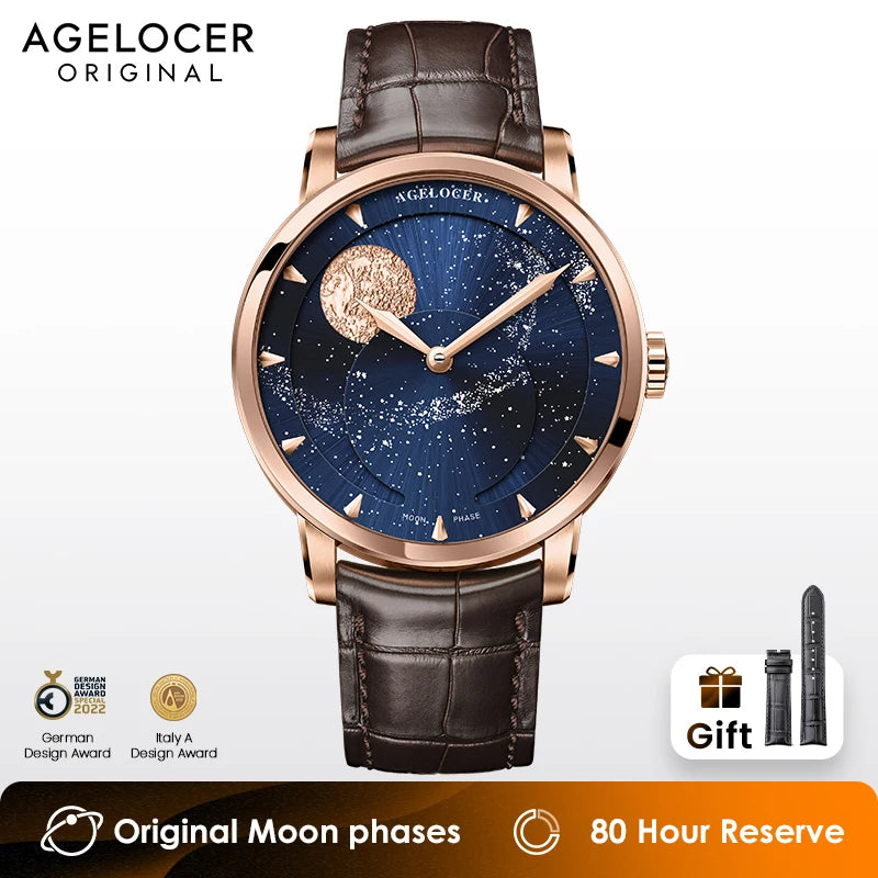 The Celestial Muse: Agelocer Astronomer Moon Phase