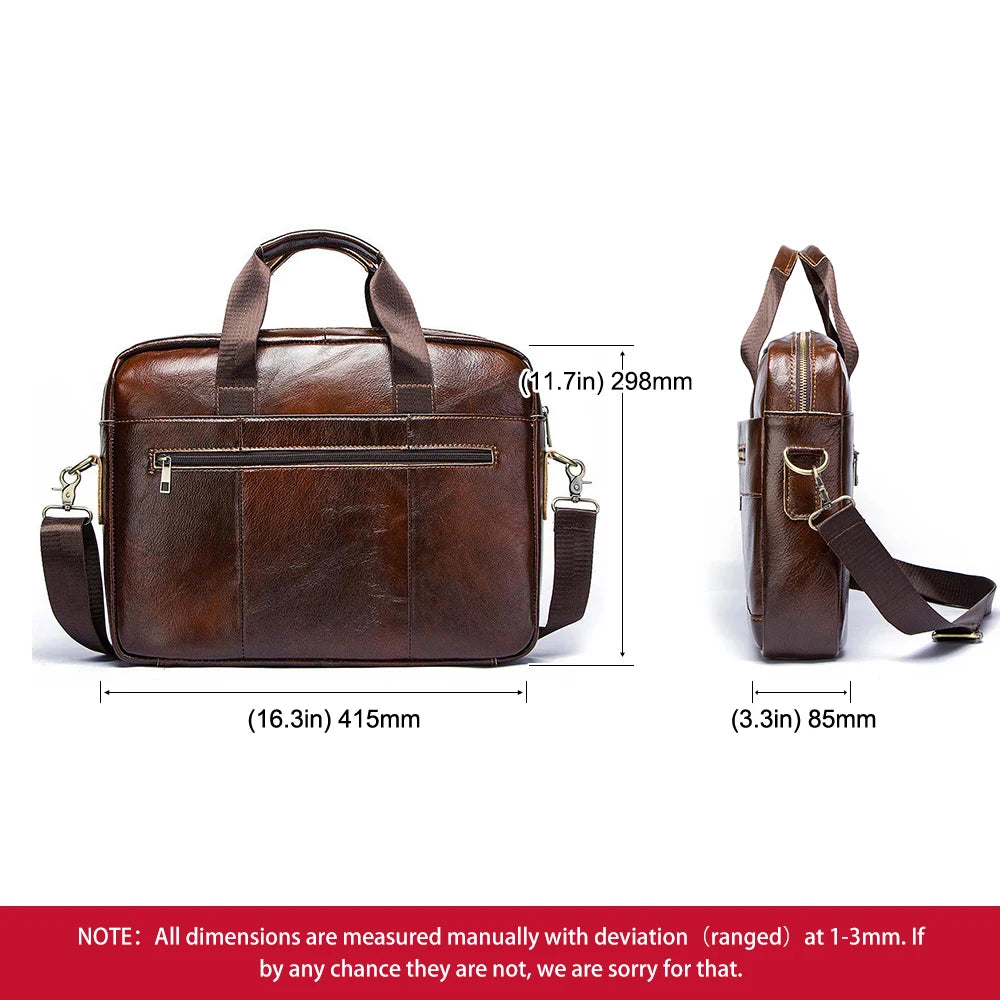 The Continental Executive: Humerpaul Genuine Leather Briefcase