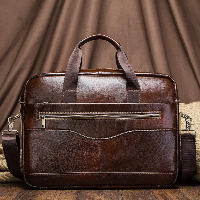 The Continental Executive: Humerpaul Genuine Leather Briefcase