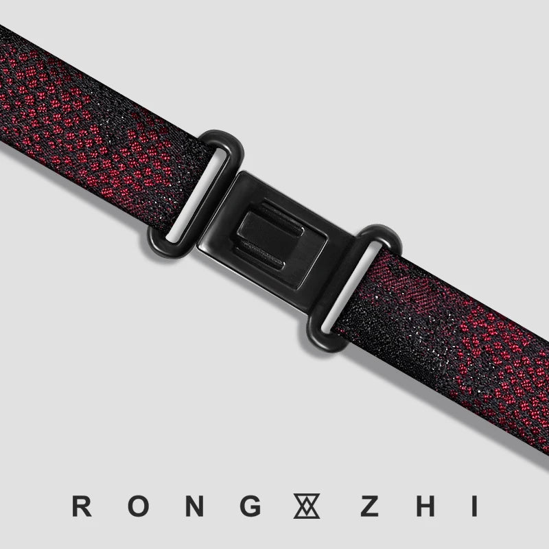 The Crimson Gala: Mulberry Silk Floral Bow Tie