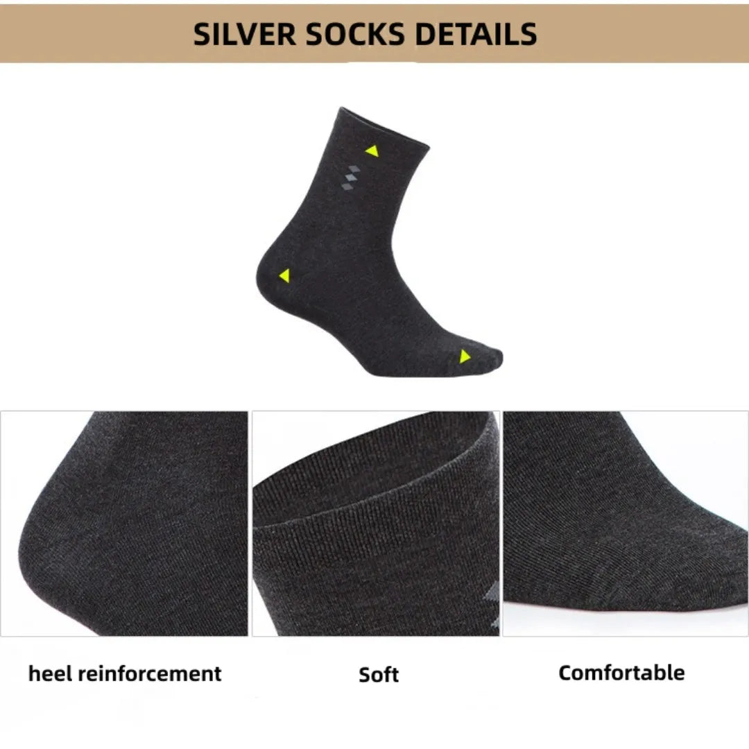 The Silver Shield: 15% Pure Silver Infused Anti-Odor Socks