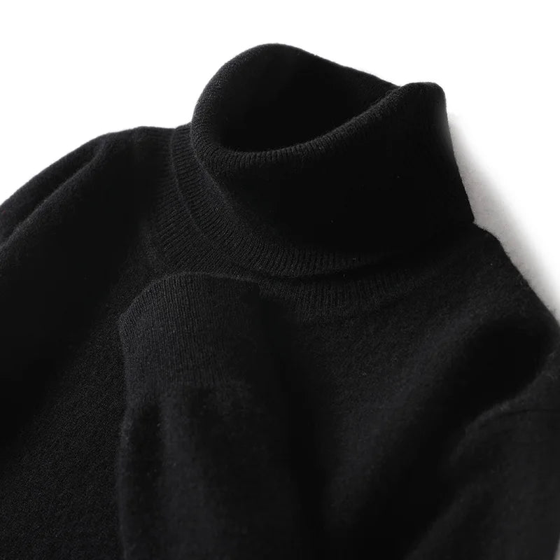 The Essential Zenith: 100% Pure Wool Turtleneck