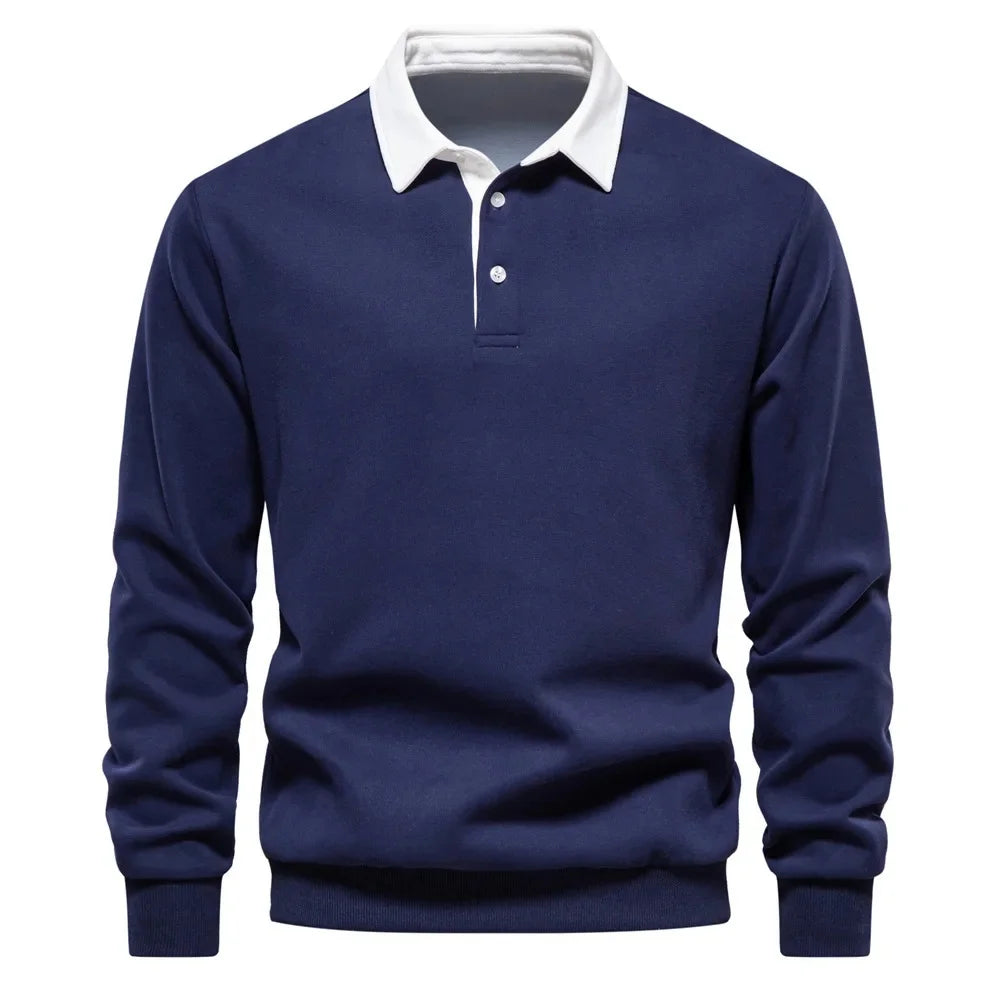 The Continental Loft: European Fit Polo Sweatshirt