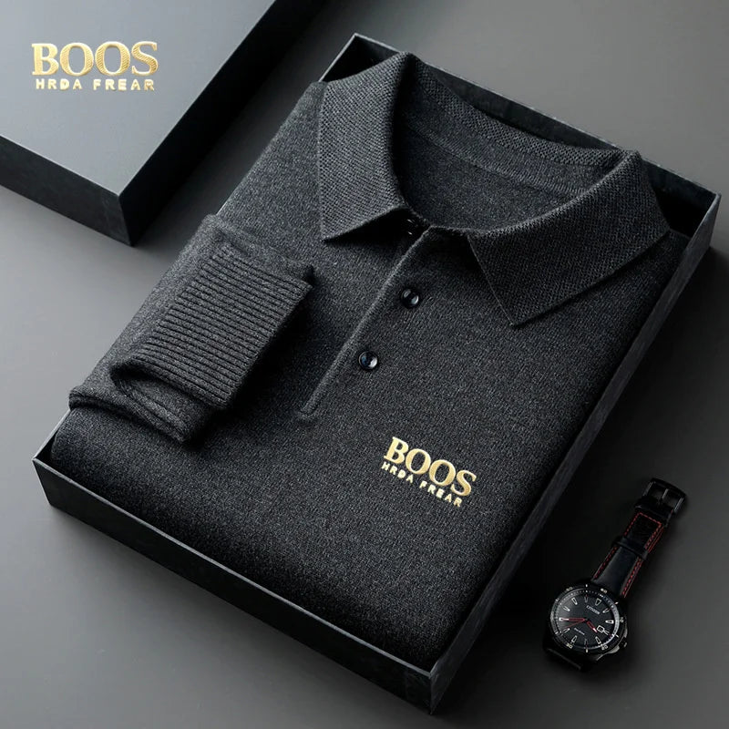 The Heritage Wool: Autumn Knitted Polo