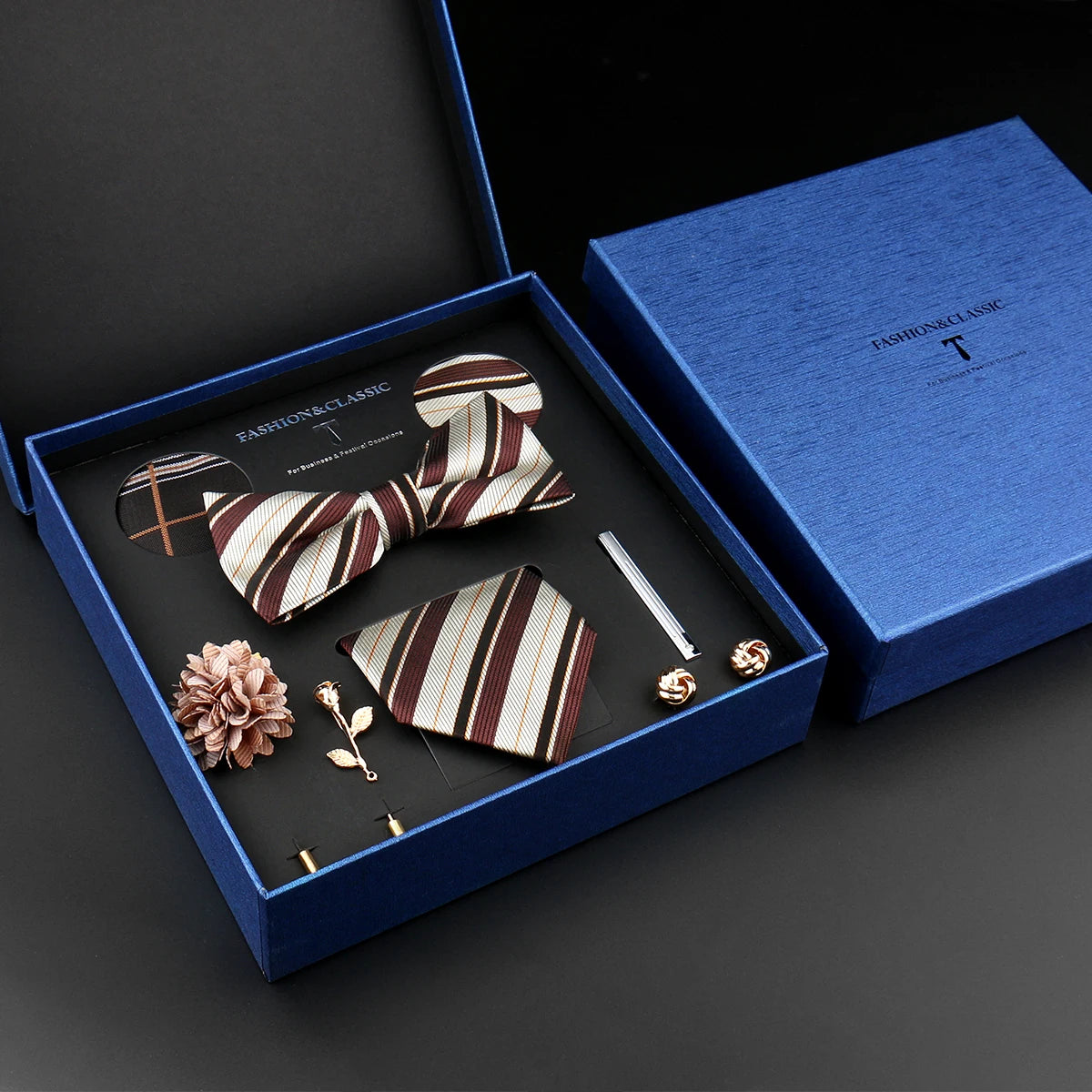 The Ultimate Executive: 7-Piece Luxury Silk Suit Ensemble