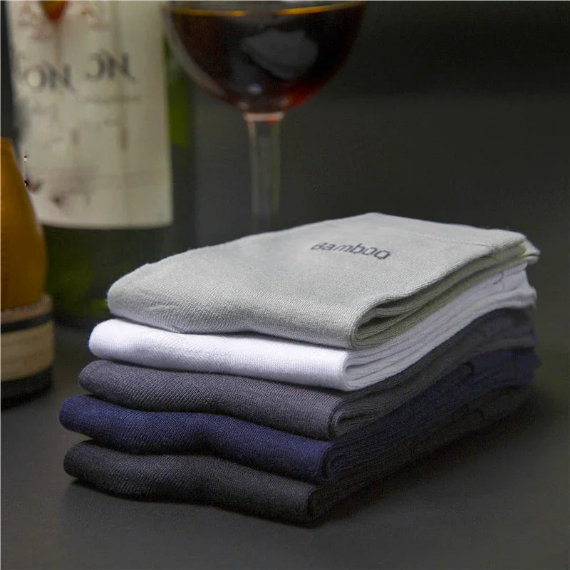 The Bamboo Cloud: 10-Pair Executive Crew Sock Set