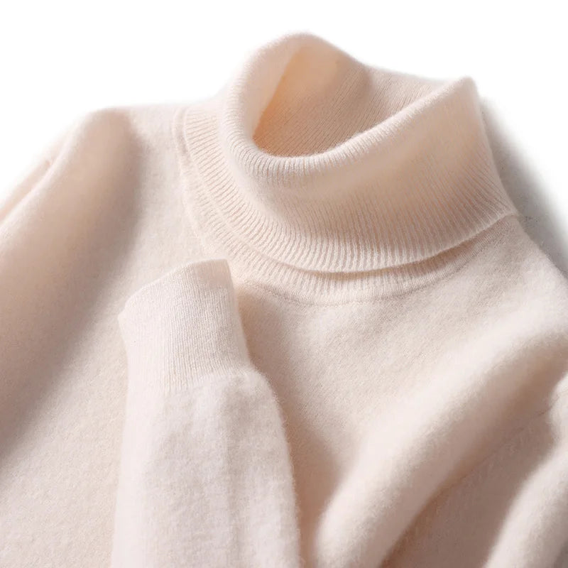 The Essential Zenith: 100% Pure Wool Turtleneck