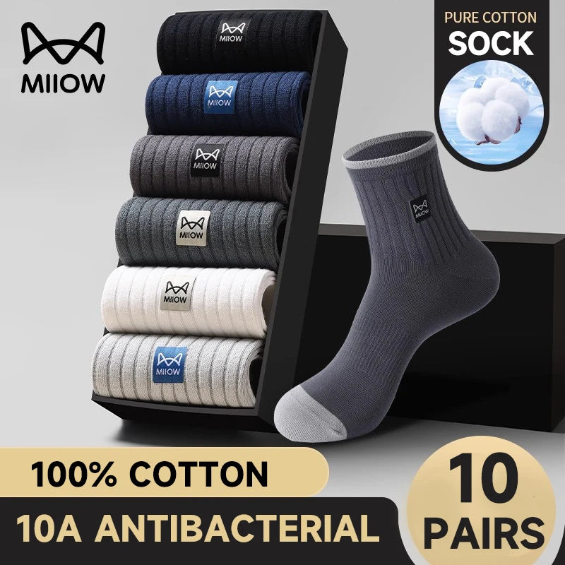 The Cotton Sovereign: MiiOW 100% Pure Cotton Business Socks