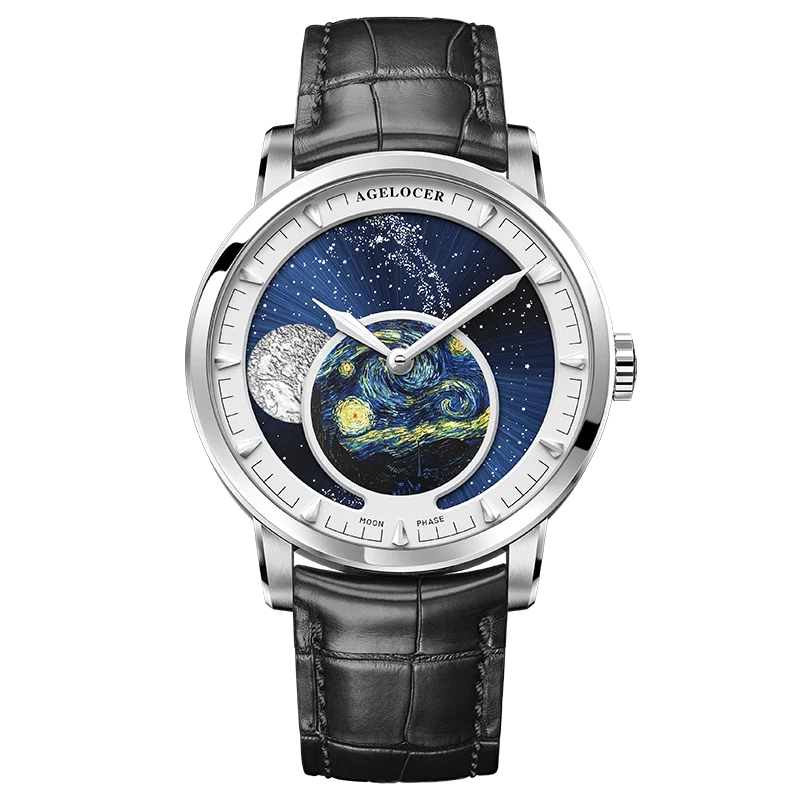 The Celestial Muse: Agelocer Astronomer Moon Phase