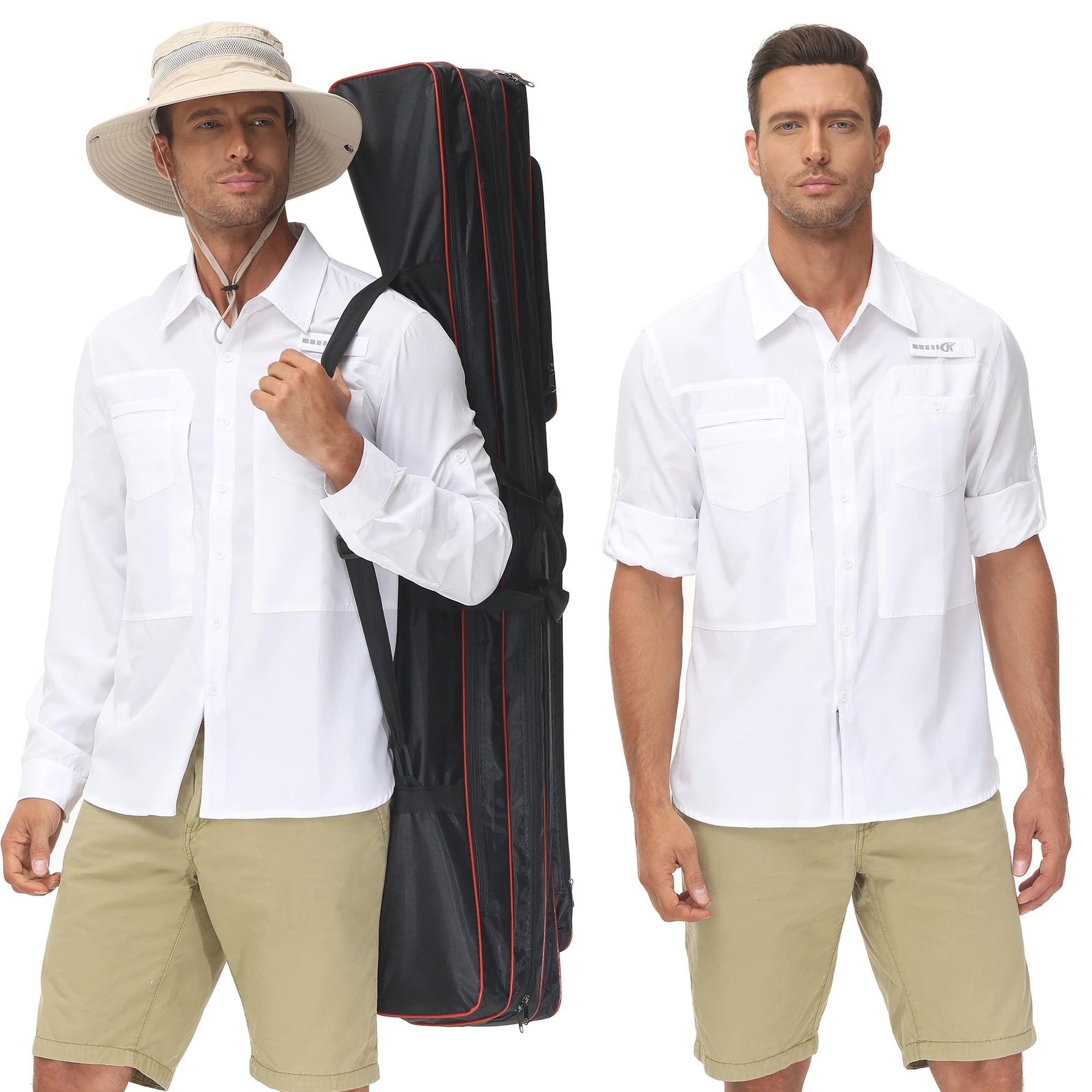 The Coastal Navigator: UPF 50+ Tactical Fishing Shirt
