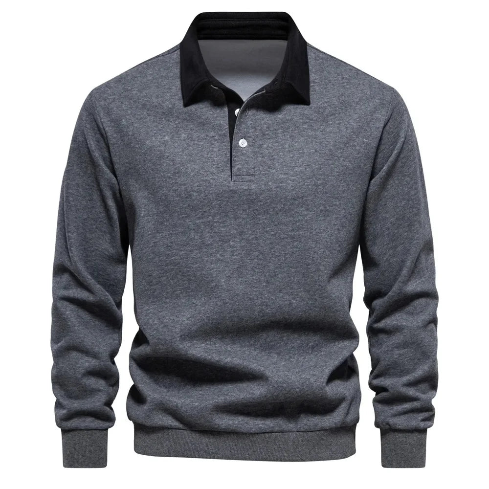 The Continental Loft: European Fit Polo Sweatshirt