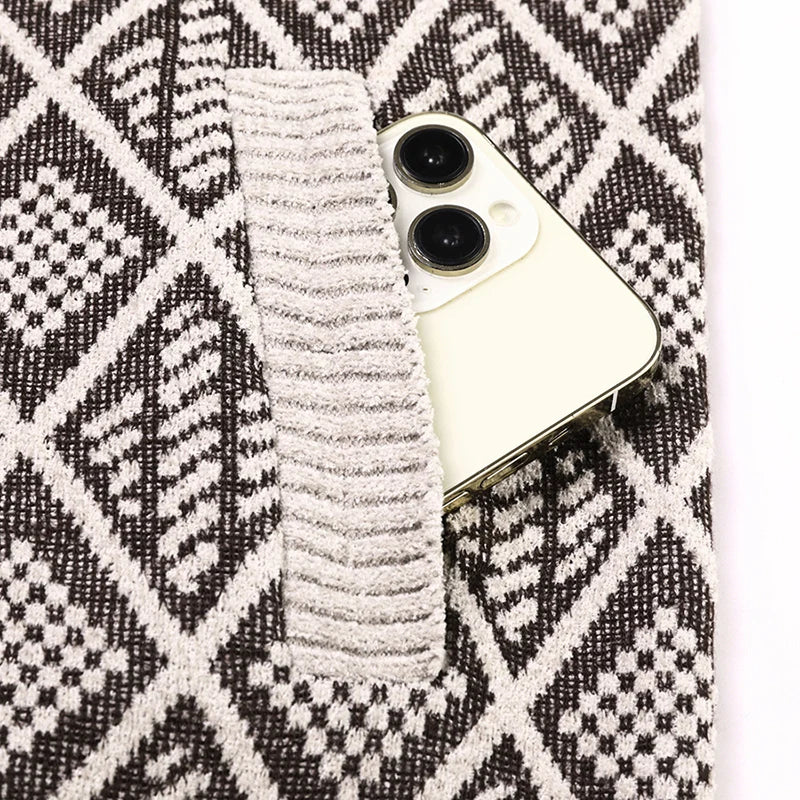 The Tokyo Loft: Thick Velvet Zip Cardigan