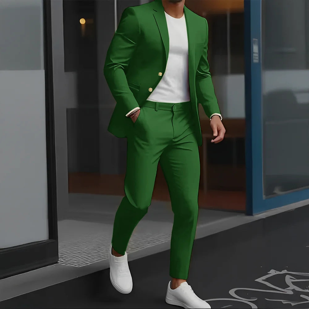 The Victoria Promenade: Loose-Fit Wool Formal Suit