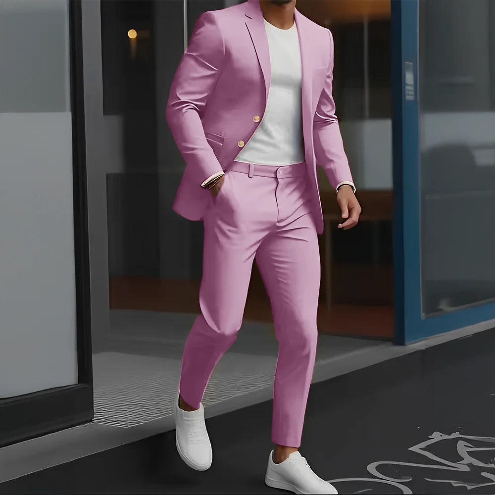 The Victoria Promenade: Loose-Fit Wool Formal Suit