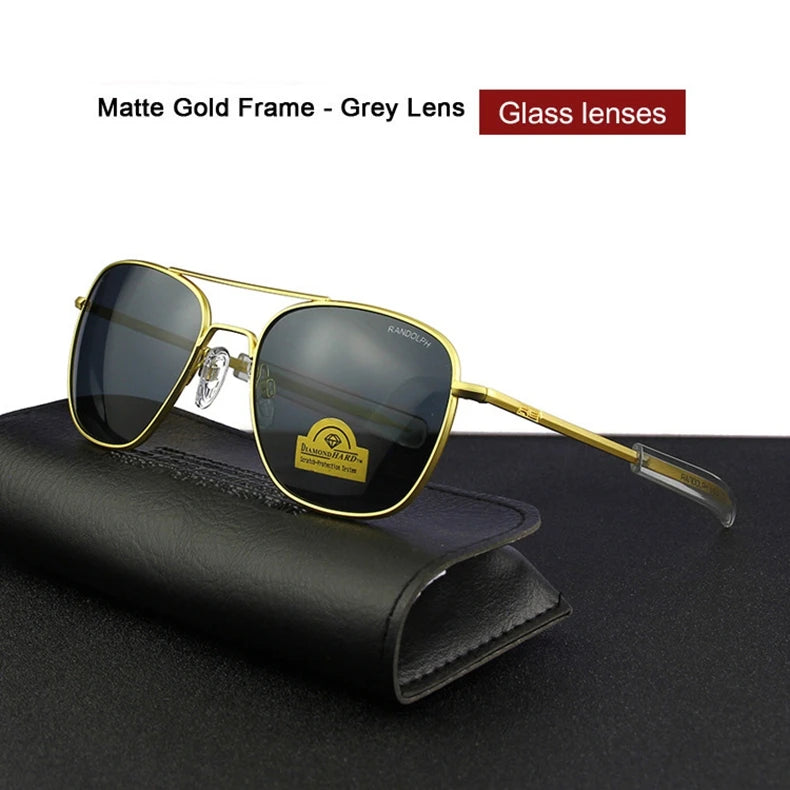 The Aviator Prime: Military-Grade Titanium Sunglasses
