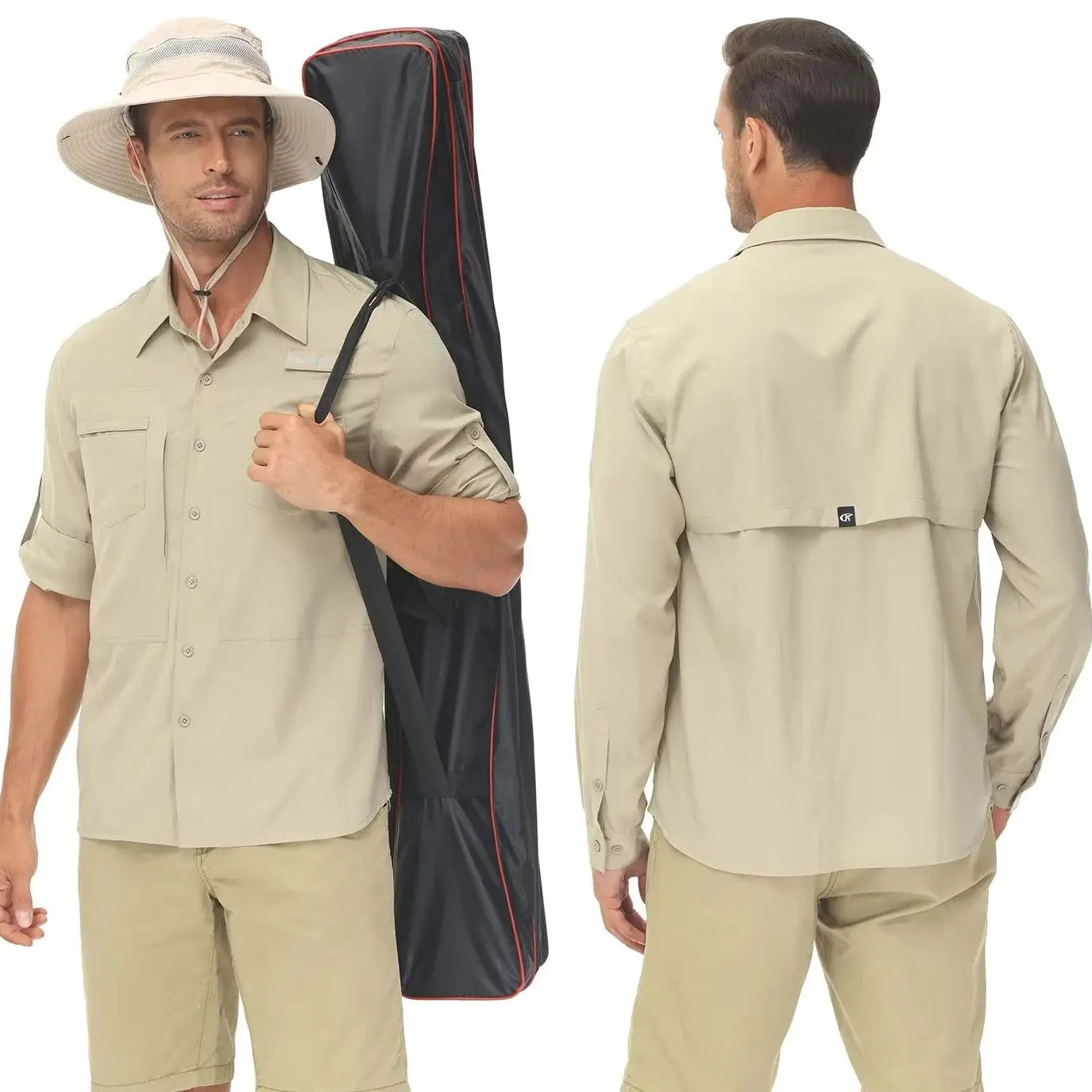 The Coastal Navigator: UPF 50+ Tactical Fishing Shirt