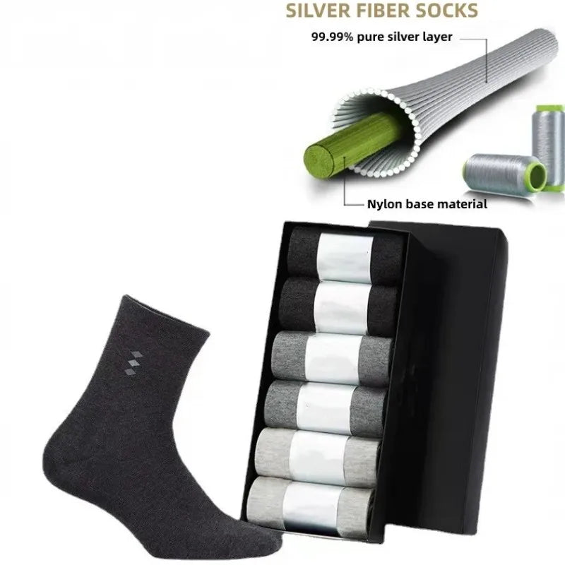 The Silver Shield: 15% Pure Silver Infused Anti-Odor Socks
