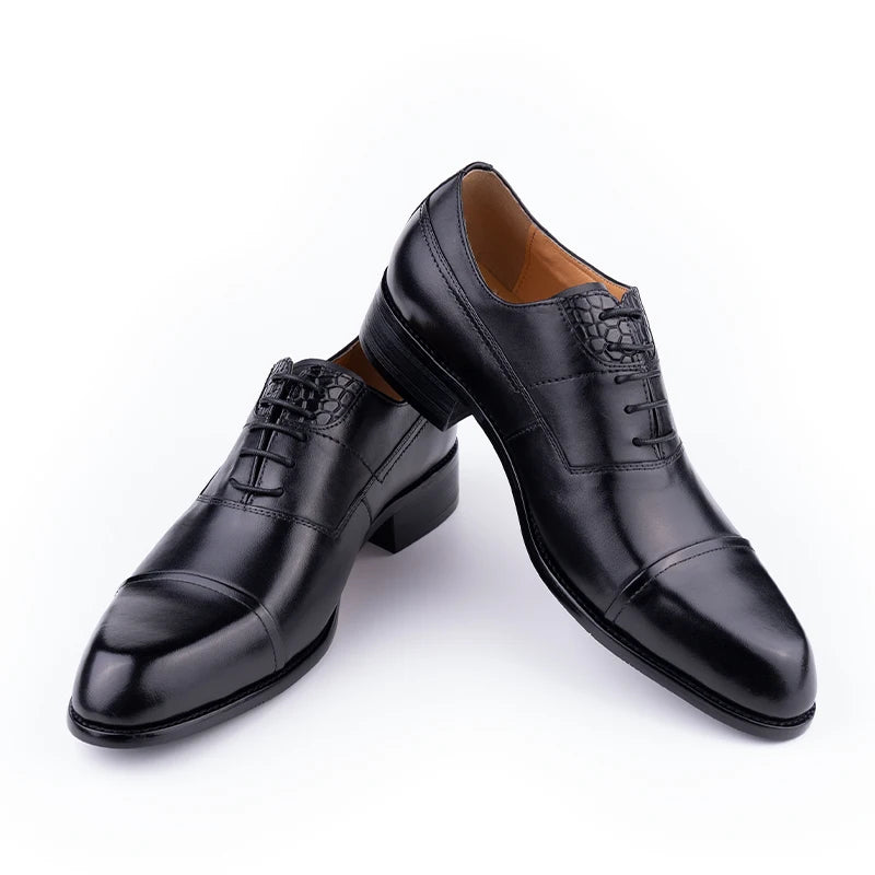 The Royal Violet: Elegant Purple Leather Oxfords