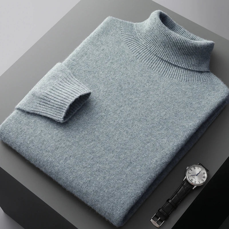 The Arctic Summit: 100% Merino Thermal Turtleneck
