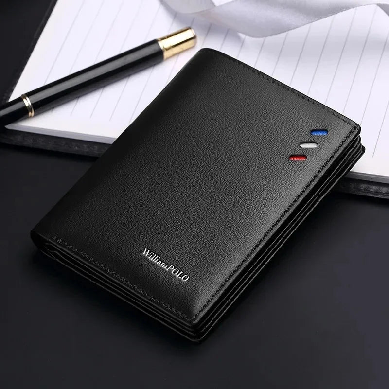 The Minimalist Executive: WilliamPolo Slim Leather Wallet