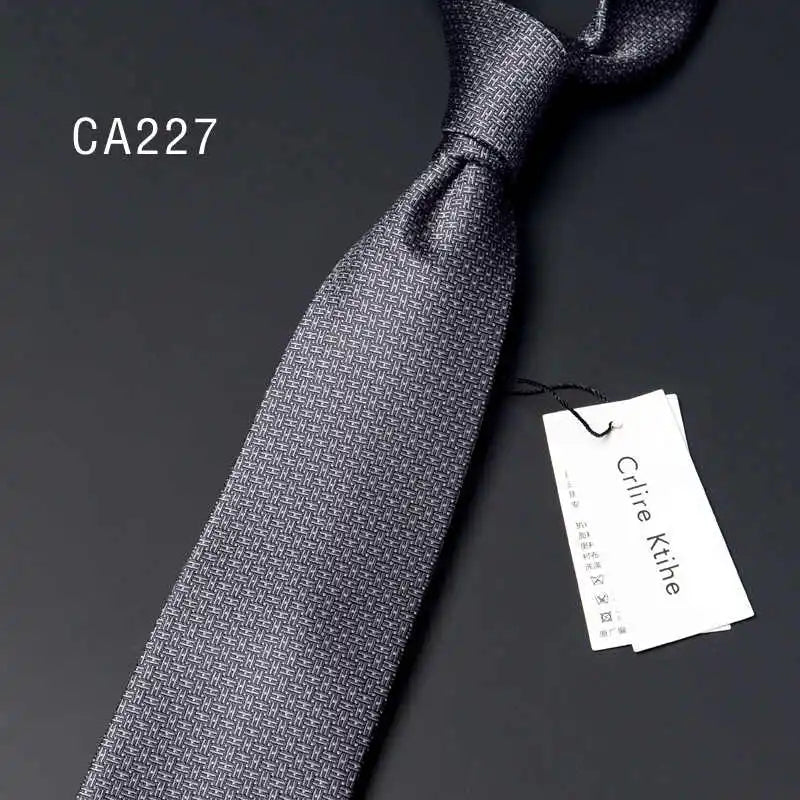 The Geometric Icon: SFFZ "H" Motif Luxury Silk Tie