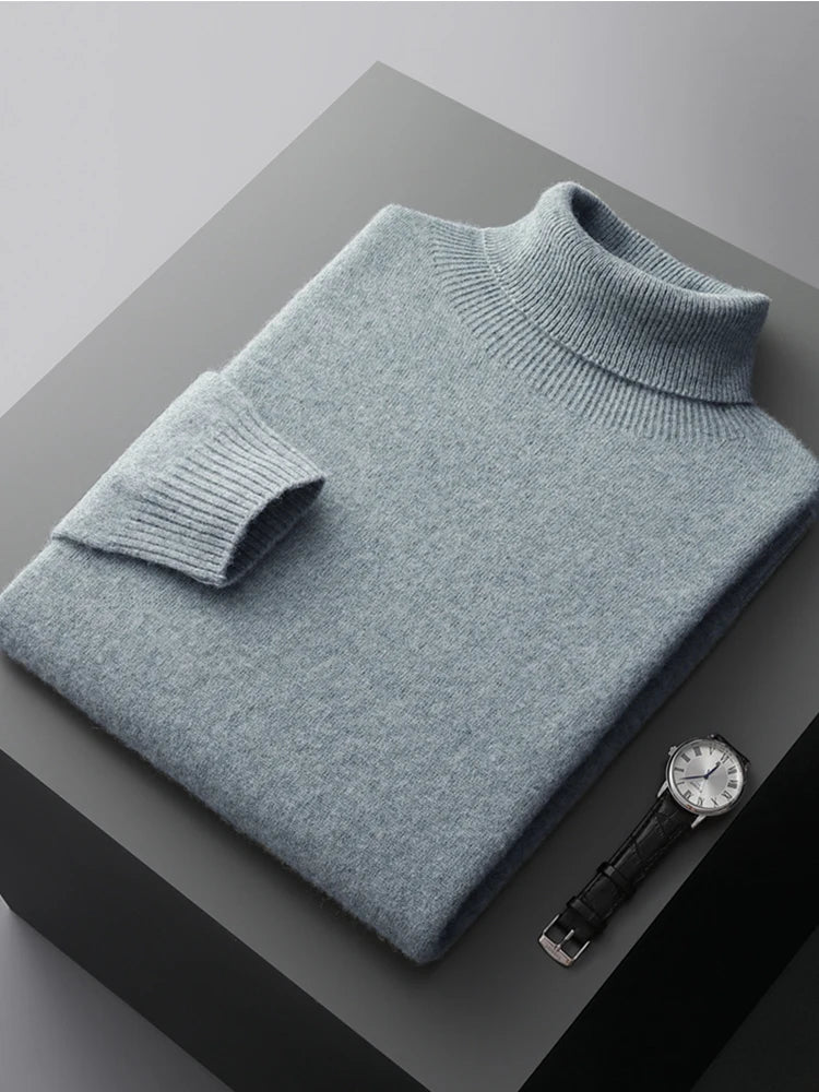 The Arctic Summit: 100% Merino Thermal Turtleneck