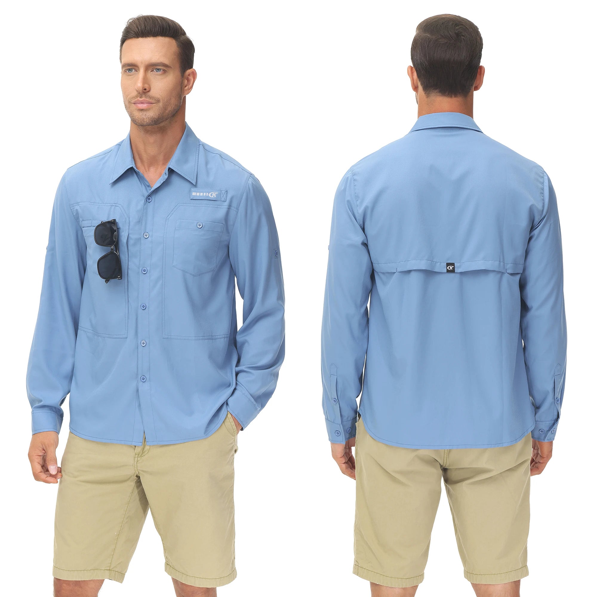The Coastal Navigator: UPF 50+ Tactical Fishing Shirt