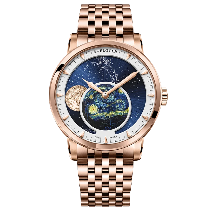 The Celestial Muse: Agelocer Astronomer Moon Phase
