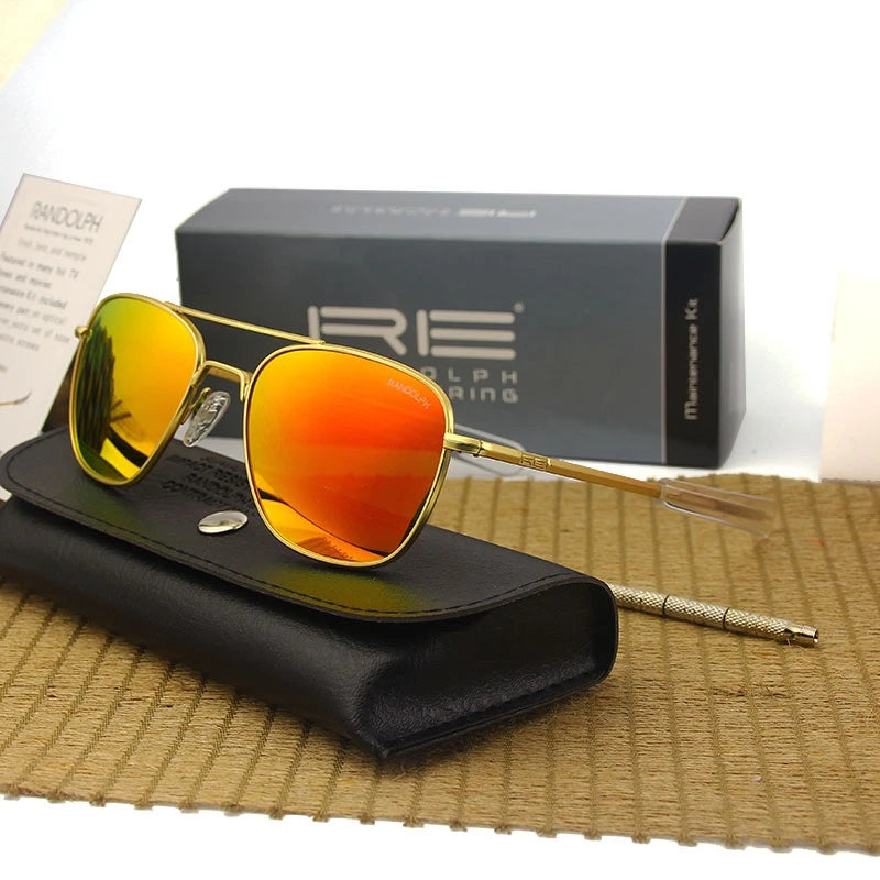 The Aviator Prime: Military-Grade Titanium Sunglasses