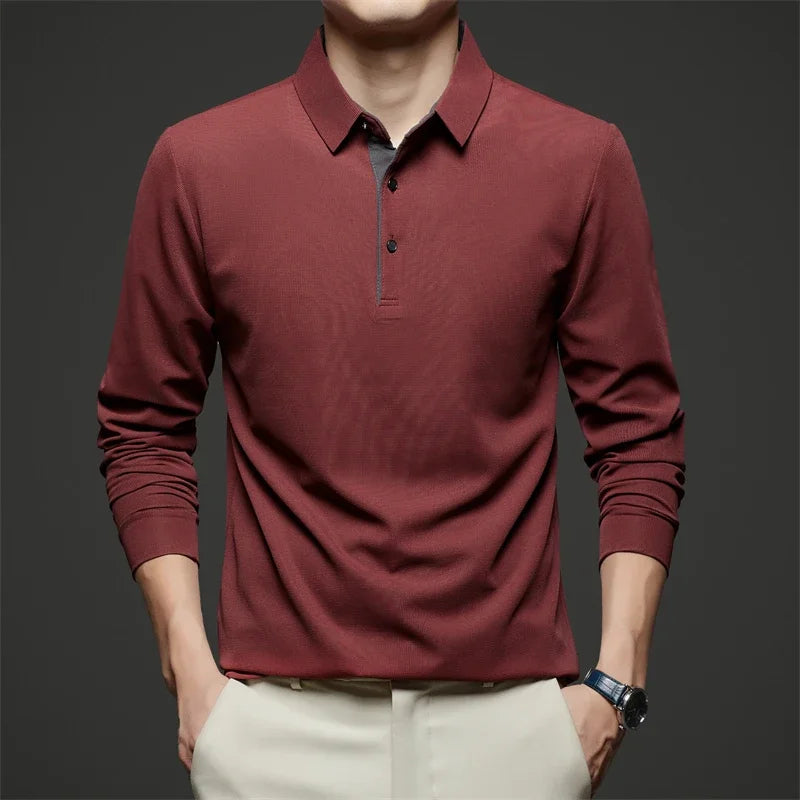 The Urban Versatile: Heritage Long Sleeve Polo