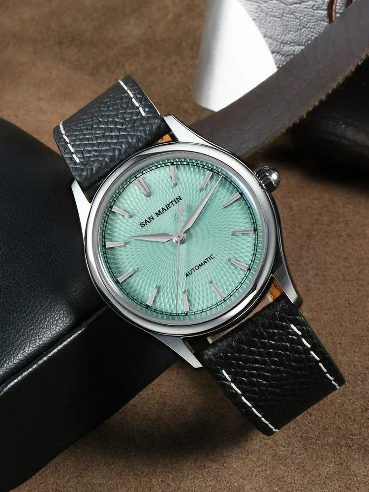 The Heritage Pavé: San Martin 37mm Dress Watch