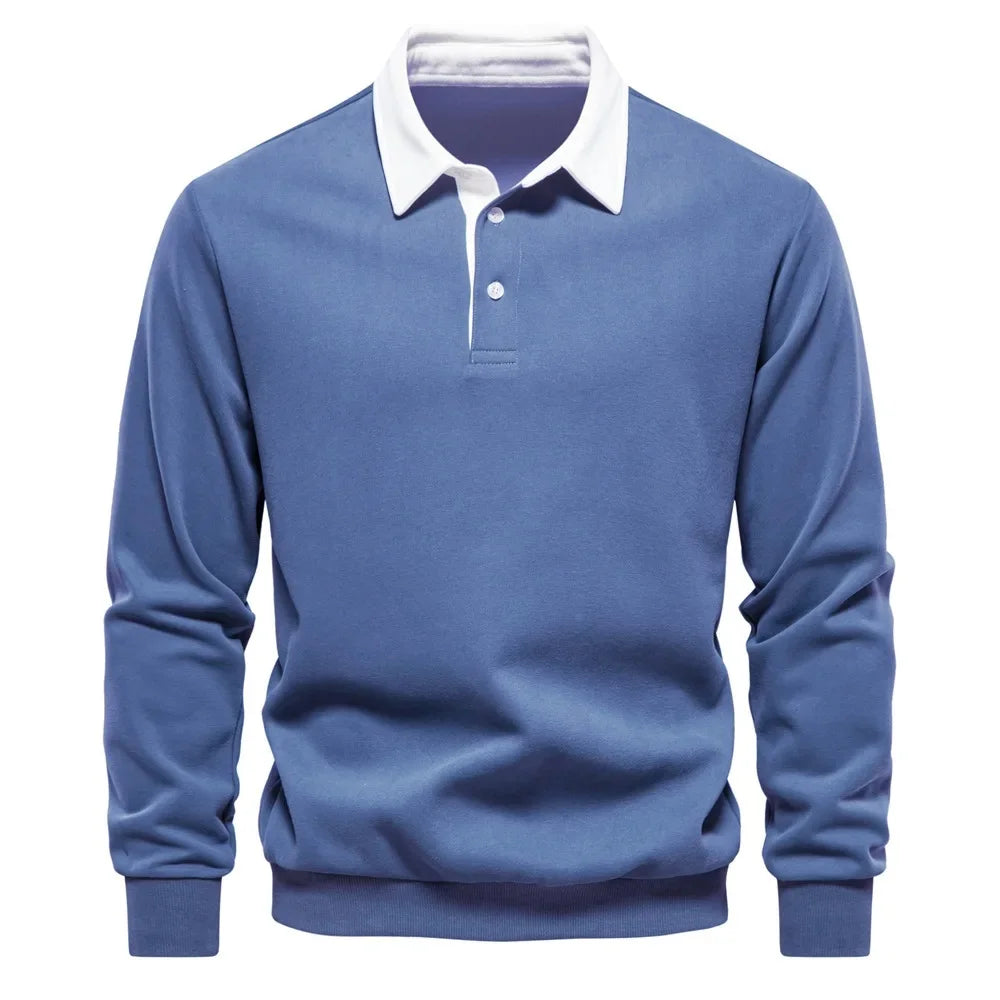 The Continental Loft: European Fit Polo Sweatshirt