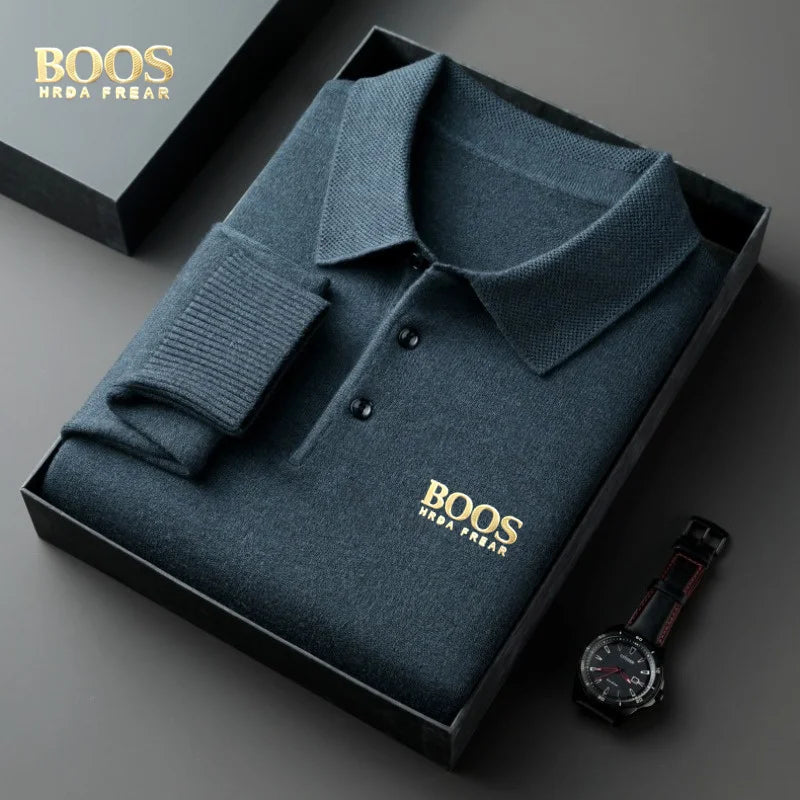 The Heritage Wool: Autumn Knitted Polo