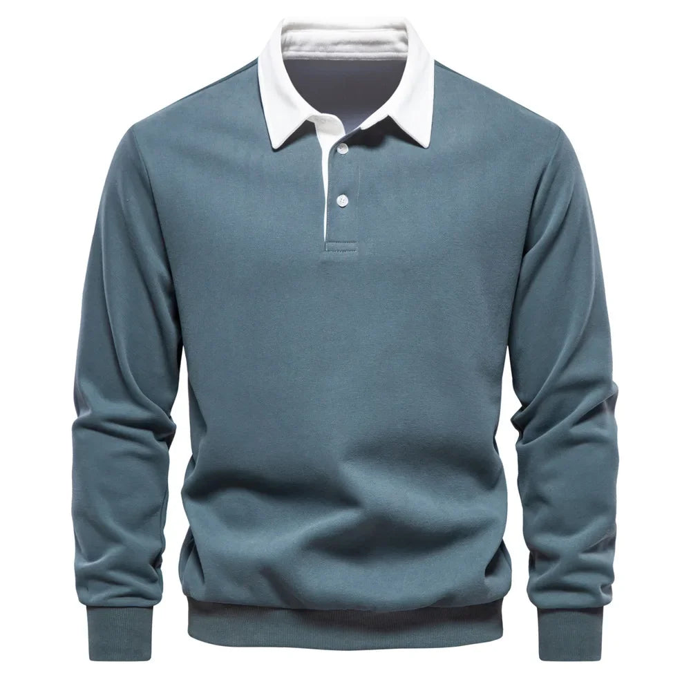 The Continental Loft: European Fit Polo Sweatshirt