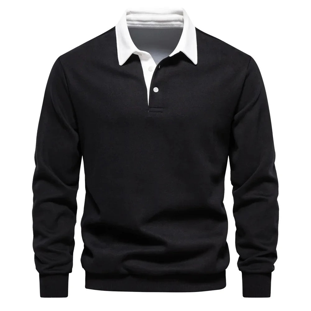 The Continental Loft: European Fit Polo Sweatshirt