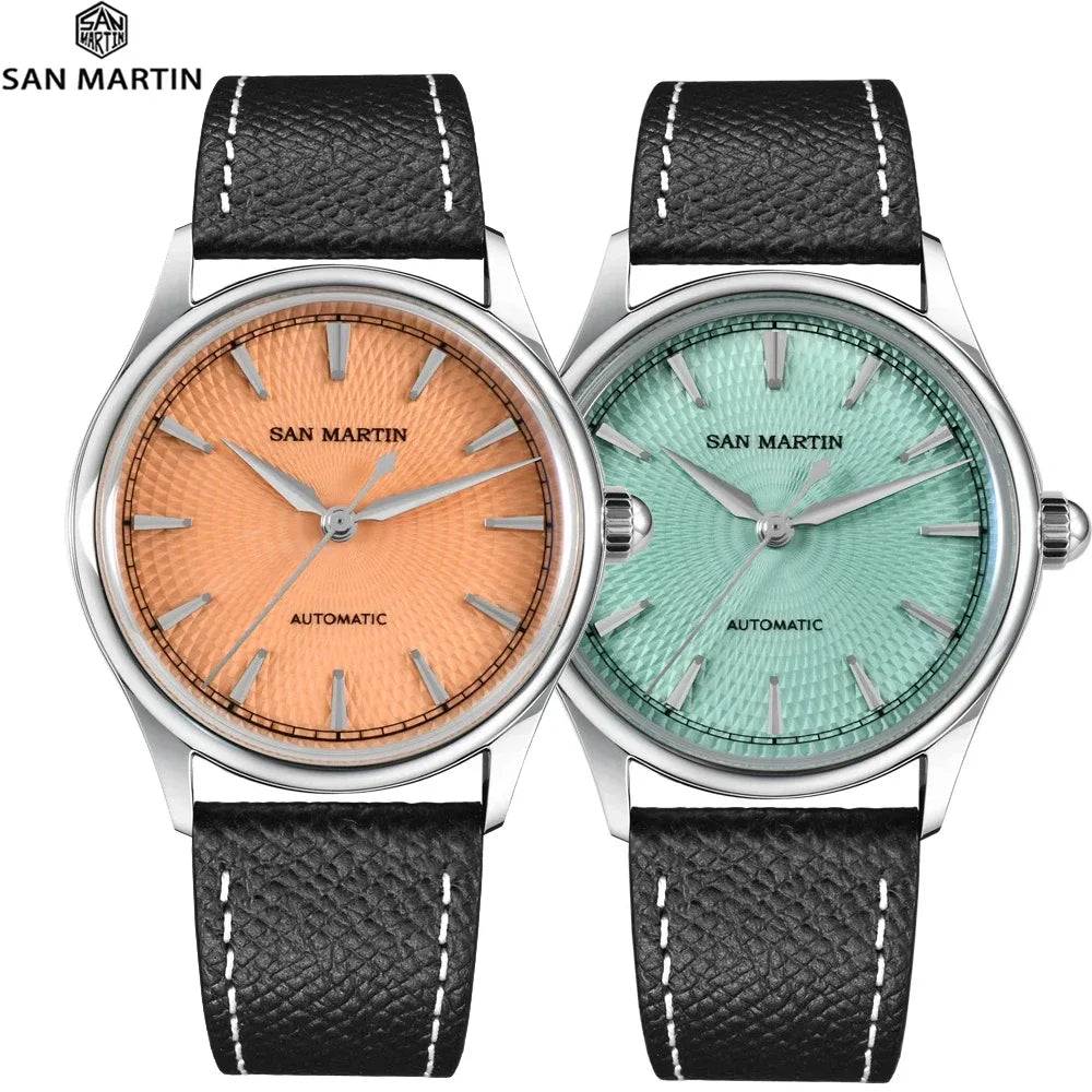 The Heritage Pavé: San Martin 37mm Dress Watch